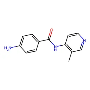 对氨基-N-(3-甲基-4-吡啶基)苯甲酰胺 structure