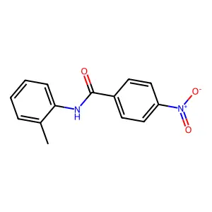 N-(2-甲基苯基)-4-硝基苯甲酰胺 structure