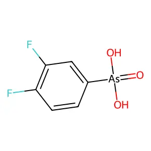 3,4-Difluorophenylarsonic acid structure