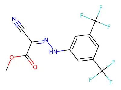 3,5-DI-CF3-C6H3Nhn=C(CN)coome-cis structure