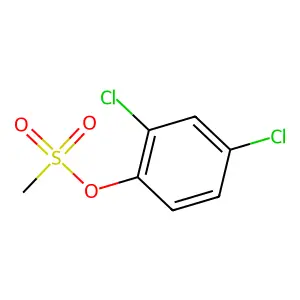 2,4-二氯苯酚甲磺酸盐 structure