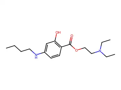 2-(Diethylamino)ethyl 4-butylaminosalicylate structure