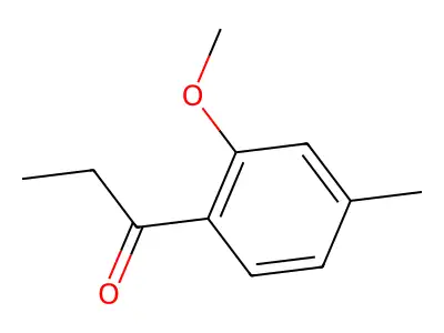 1-(2-Methoxy-4-methylphenyl)propan-1-one structure