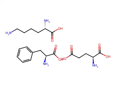 Poly(glu(56)-lys(35)-phe(9))n structure