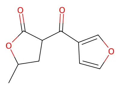 3-(Furan-3-carbonyl)-5-methyloxolan-2-one structure