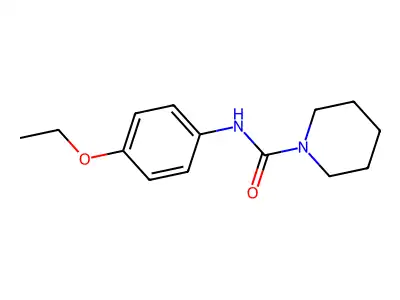 N-(4-ethoxyphenyl)piperidine-1-carboxamide structure
