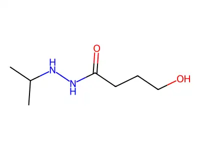 Butanoic acid, 4-hydroxy-, 2-(1-methylethyl)hydrazide structure