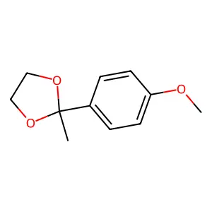 1,3-Dioxolane, 2-(4-methoxyphenyl)-2-methyl- structure