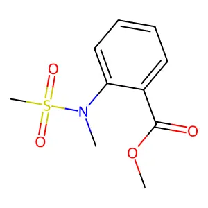 Methyl 2-(methyl(methylsulfonyl)amino)benzoate structure