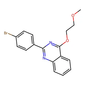 2-(4-Bromophenyl)-4-(2-methoxyethoxy)quinazoline structure