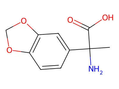 2-Amino-2-(benzo[d][1,3]dioxol-5-yl)propanoic acid structure