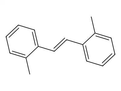 Benzene, 1,1'-(1,2-ethenediyl)bis(2-methyl- structure
