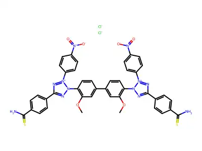 Thiocarbamyl nitro blue tetrazolium structure