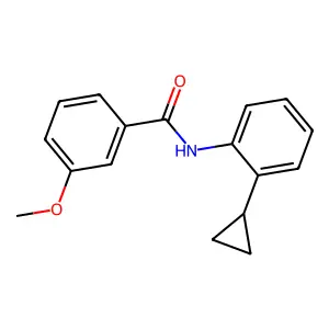 N-(2-Cyclopropylphenyl)-3-methoxybenzamide structure
