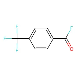 Benzoyl fluoride, 4-(trifluoromethyl)- structure