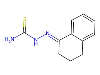 (3,4-dihydro-2H-naphthalen-1-ylideneamino)thiourea structure
