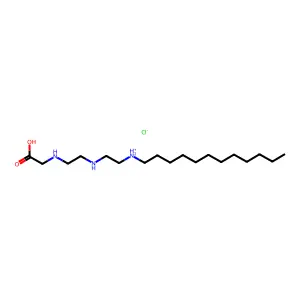 2-[2-(Carboxymethylamino)ethylamino]ethyl-dodecylazanium;chloride structure