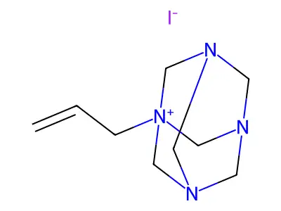 Hexamethylene tetramine allyliodide structure
