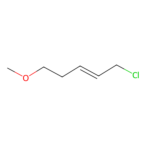 1-Chloro-5-methoxy-2-pentene structure