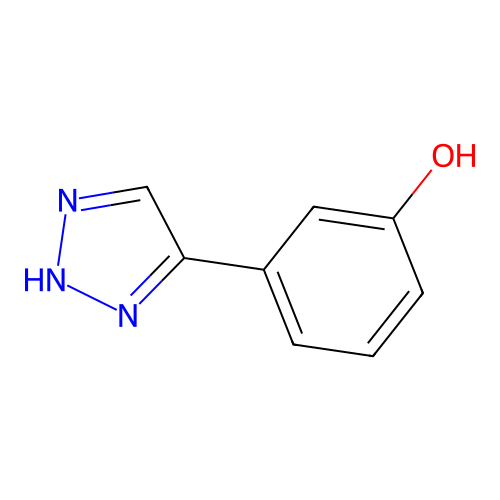 3-(1H-1,2,3-triazol-5-yl)phenol structure