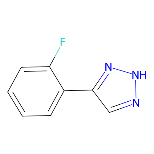 4-(2-Fluorophenyl)-1h-1,2,3-triazole structure