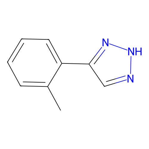 5-(2-methylphenyl)-1H-1,2,3-triazole structure