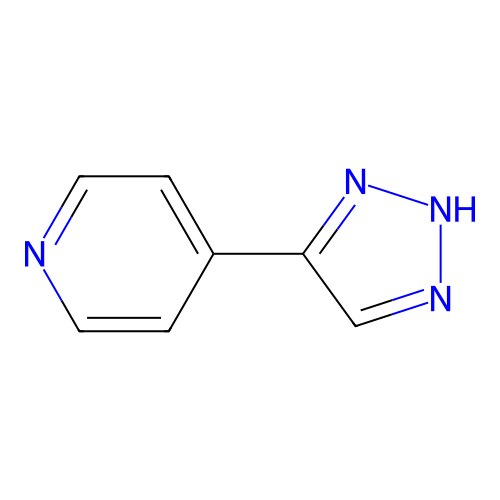 4-(1H-1,2,3-triazol-4-yl)pyridine structure