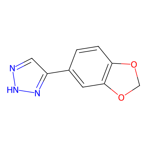 5-(1,3-Benzodioxol-5-yl)-1h-1,2,3-triazole structure