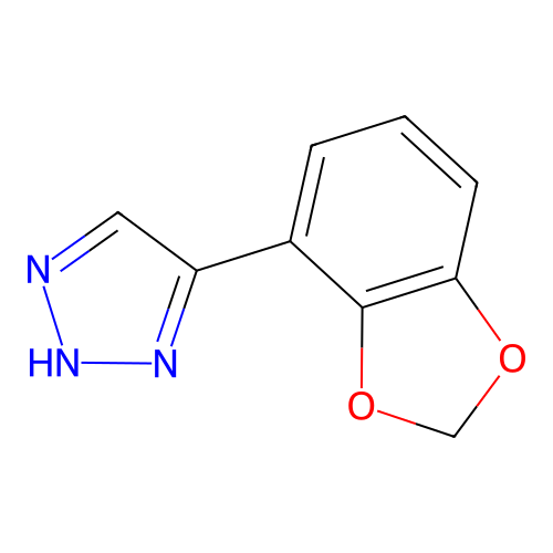 4-(1,3-benzodioxol-4-yl)-2H-triazole structure