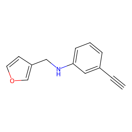 N-(3-Ethynylphenyl)-3-furanmethanamine structure
