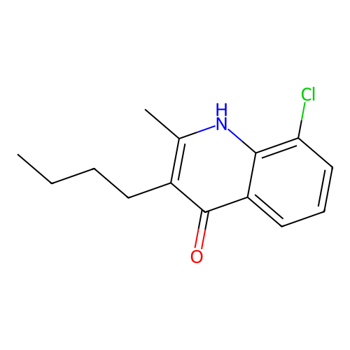 3-butyl-8-chloro-2-methylquinolin-4(1H)-one structure