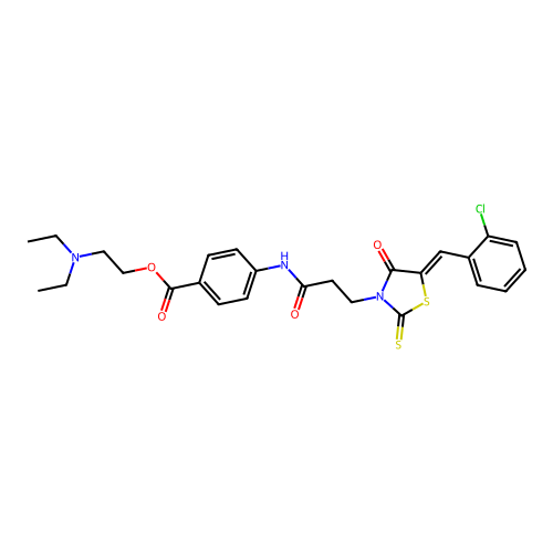 C26H28ClN3O4S2 structure