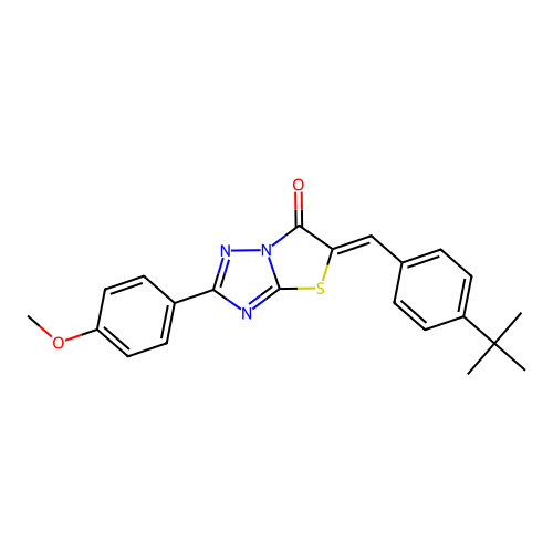 C22H21N3O2S structure
