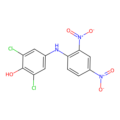 2,6-Dichloro-4-(2,4-dinitroanilino)phenol structure