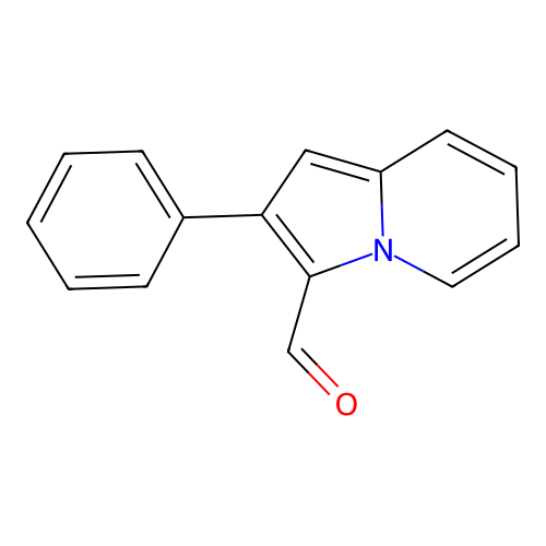 2-Phenylindolizine-3-carbaldehyde structure