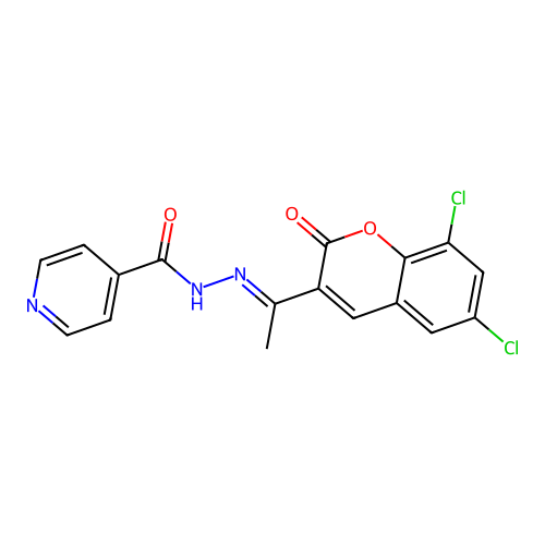 C17H11Cl2N3O3 structure