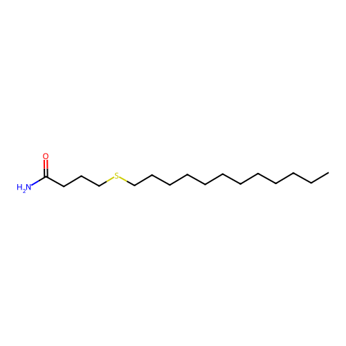 4-(Dodecylsulfanyl)butanamide structure