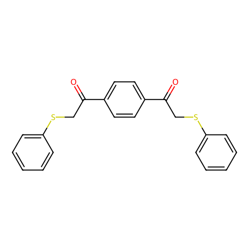 1,1'-(1,4-Phenylene)bis(2-(phenylthio)ethanone) structure