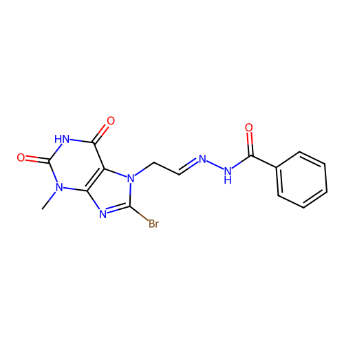 C15H13BrN6O3 structure