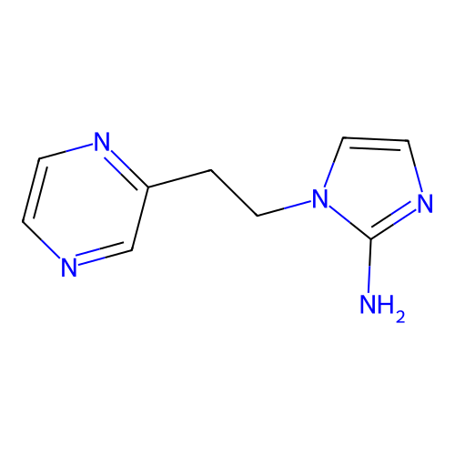 1-[2-(Pyrazin-2-YL)ethyl]-1H-imidazol-2-amine structure