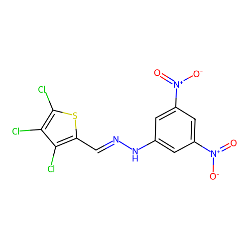 C11H5Cl3N4O4S structure