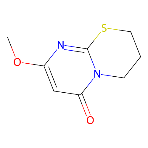 8-Methoxy-3,4-dihydro-2H-pyrimido[2,1-b][1,3]thiazin-6-one structure