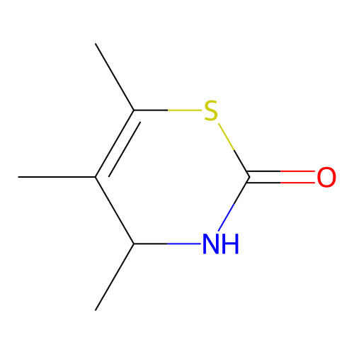 4,5,6-trimethyl-3,4-dihydro-2H-1,3-thiazin-2-one structure