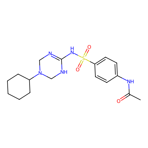 C17H25N5O3S structure