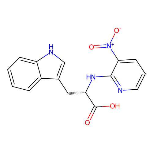 N-(3-Nitro-2-pyridinyl)-L-tryptophan structure