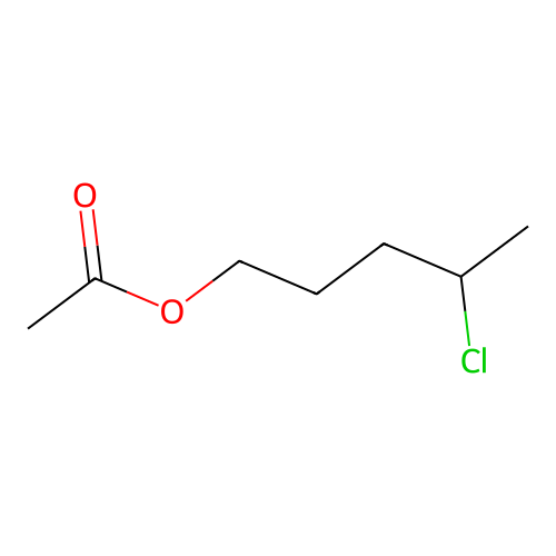 1-Pentanol, 4-chloro, acetate structure