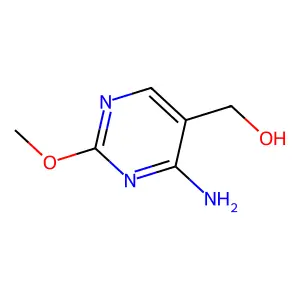 4-Amino-2-methoxy-5-pyrimidinemethanol structure