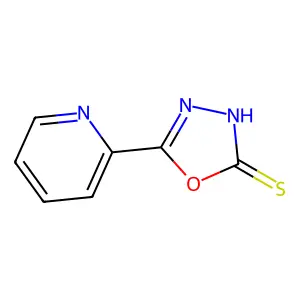 5-(Pyridin-2-yl)-1,3,4-oxadiazole-2(3H)-thione structure
