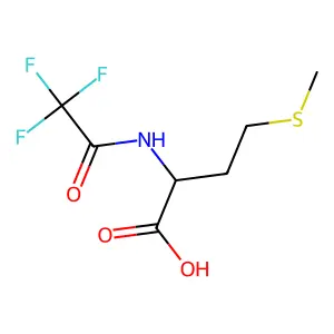 N-(Trifluoroacetyl)methionine structure