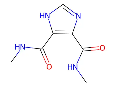 N4,N5-二甲基-1H-咪唑-4,5-二甲酰胺 structure